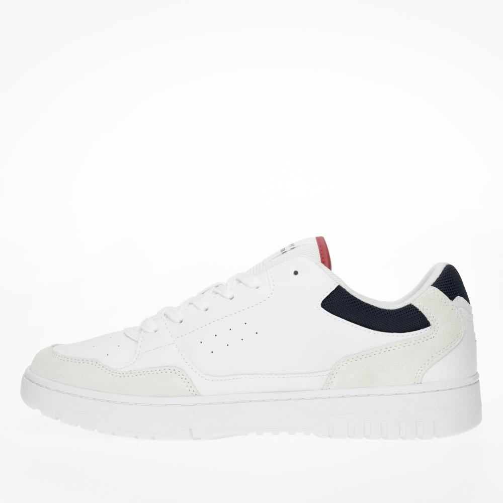 Cipő Tommy Hilfiger Basket Core Lth Mix Ess FM0FM05058-YBS - fehér