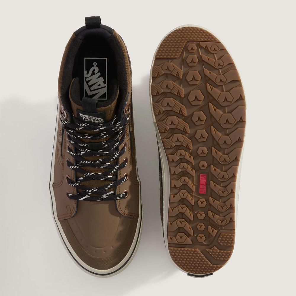Női cipő Vans SK8-Hi Waterproof VN000DAQ91K1 - barna