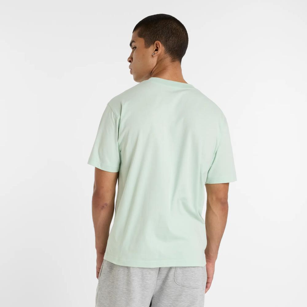 Férfi futópóló New Balance MT41509CYS - menta