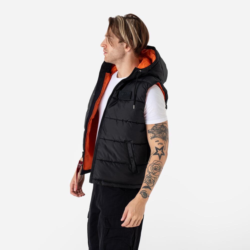 Mellény Alpha Industries Puffer Vest FD 11811003 - fekete