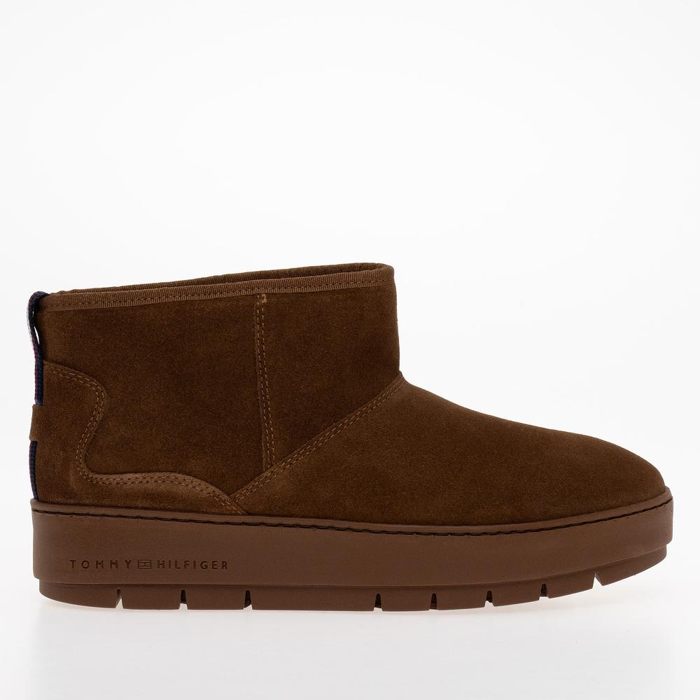 Cipő Tommy Hilfiger Cool Suede Snowboot FW0FW07662-GTU - barna
