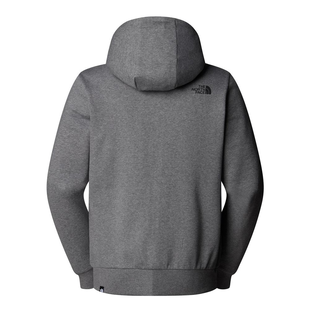 Pulóver The North Face Simple Dome Full Zip 0A89FDDYY1 - szürke