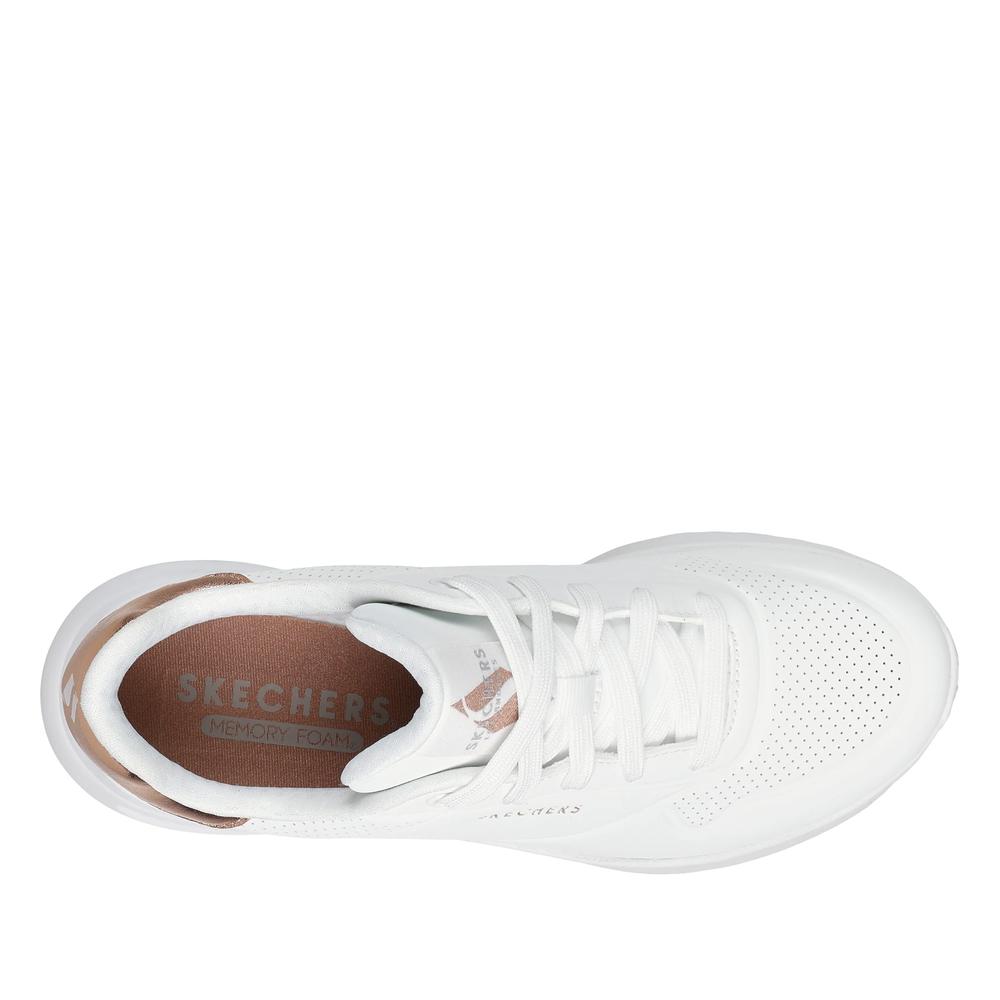 Cipő női Skechers Uno Lite Shimmer Along 177291WHT - fehér