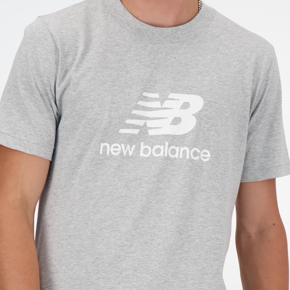Férfi futópóló New Balance MT41502AG - szürke
