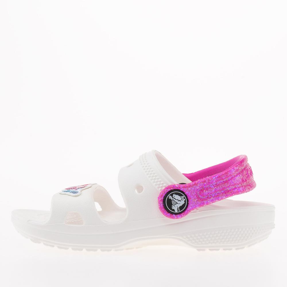 Szandál Crocs Classic Embellished 207803-100 - fehér