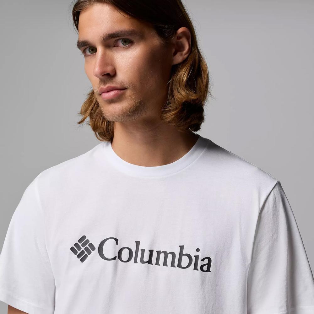 Férfi póló Columbia CSC Basic Logo 2155001100 - fehér