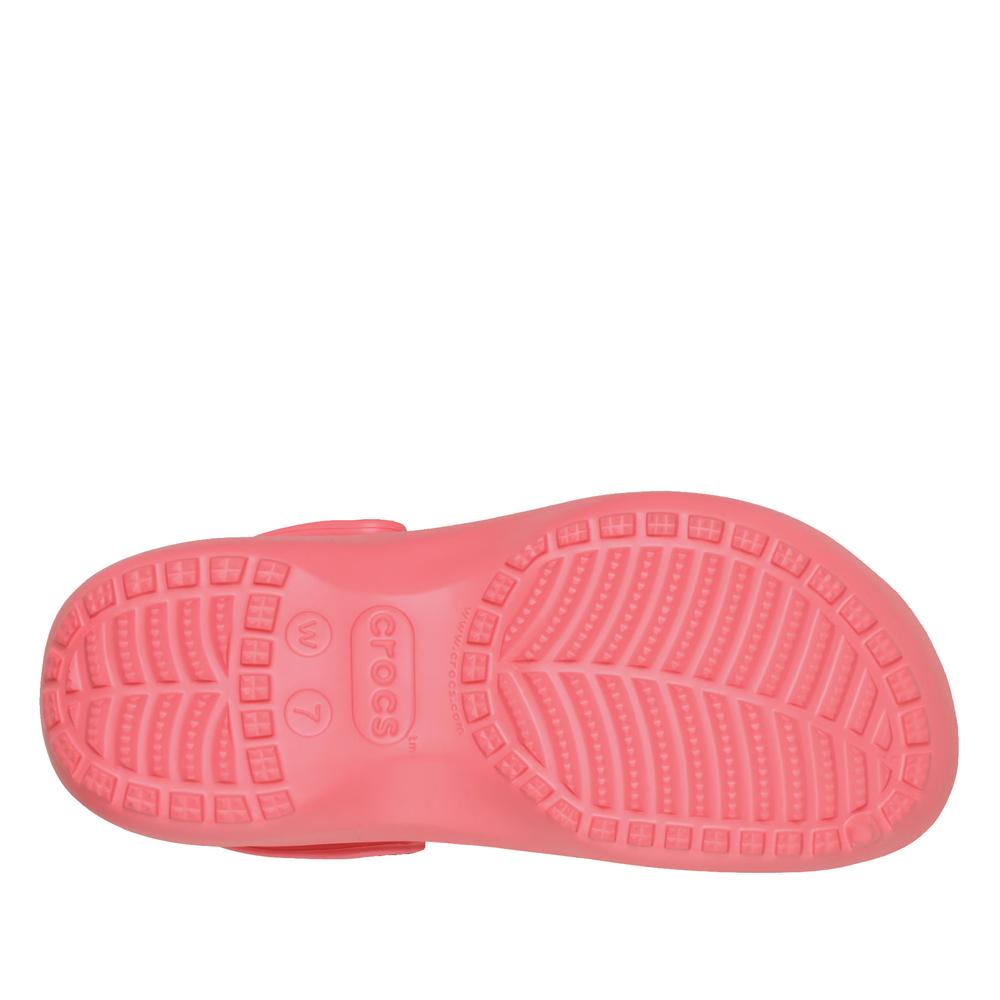 Flip Flop női Crocs Classic Platform Clog 206750-6UI - rózsaszín