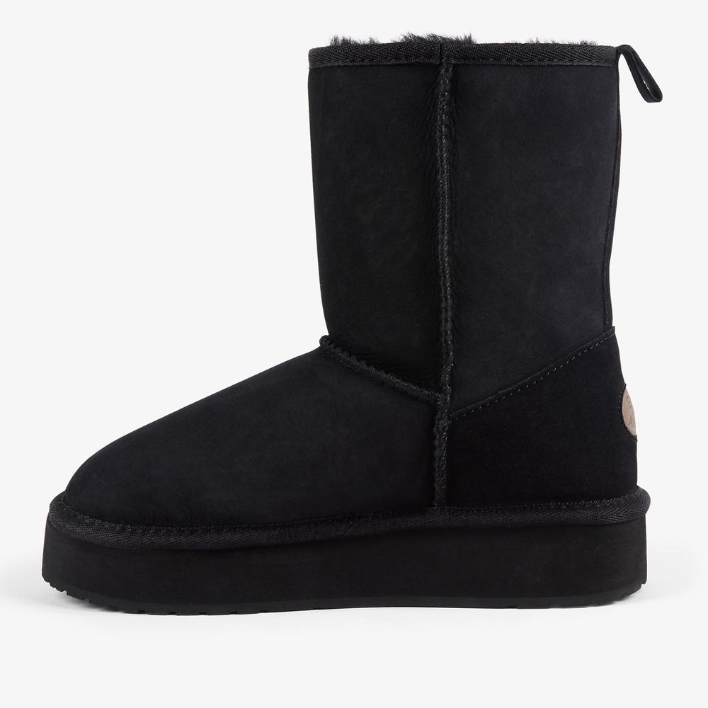 Női cipő Emu Australia Stinger Lo Flatform W13190BLAK - fekete