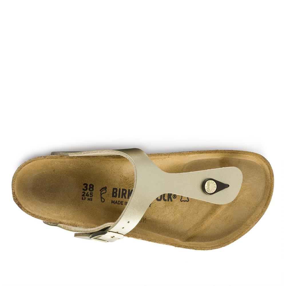 Flip Flop Birkenstock Gizeh 1016109 - aranysárga