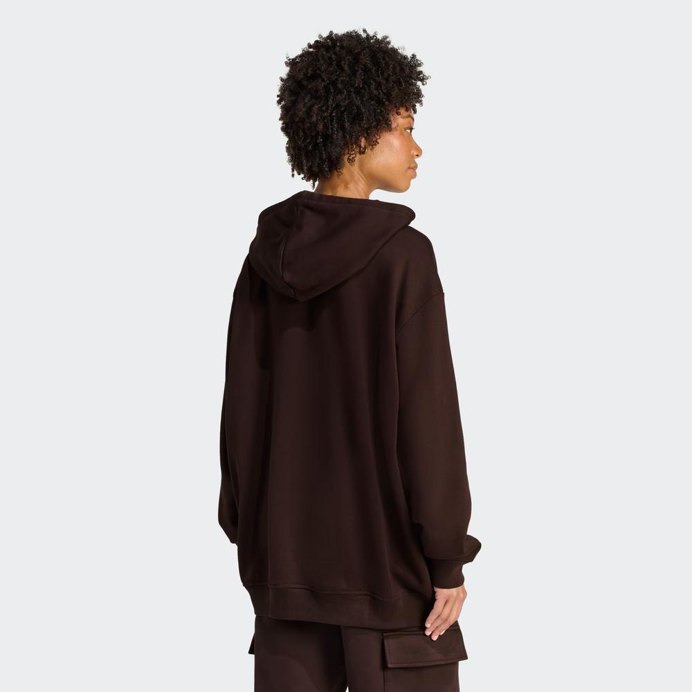 Női pulóver adidas Originals Essentials Loose French Terry KC9145 - barna