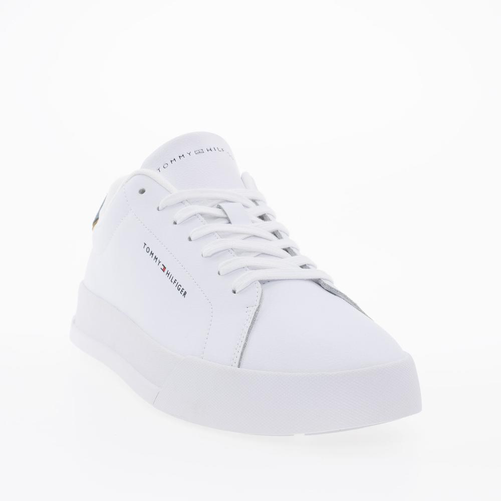 Cipő Tommy Hilfiger Court Leather Detail FM0FM05367-PN6 - fehér