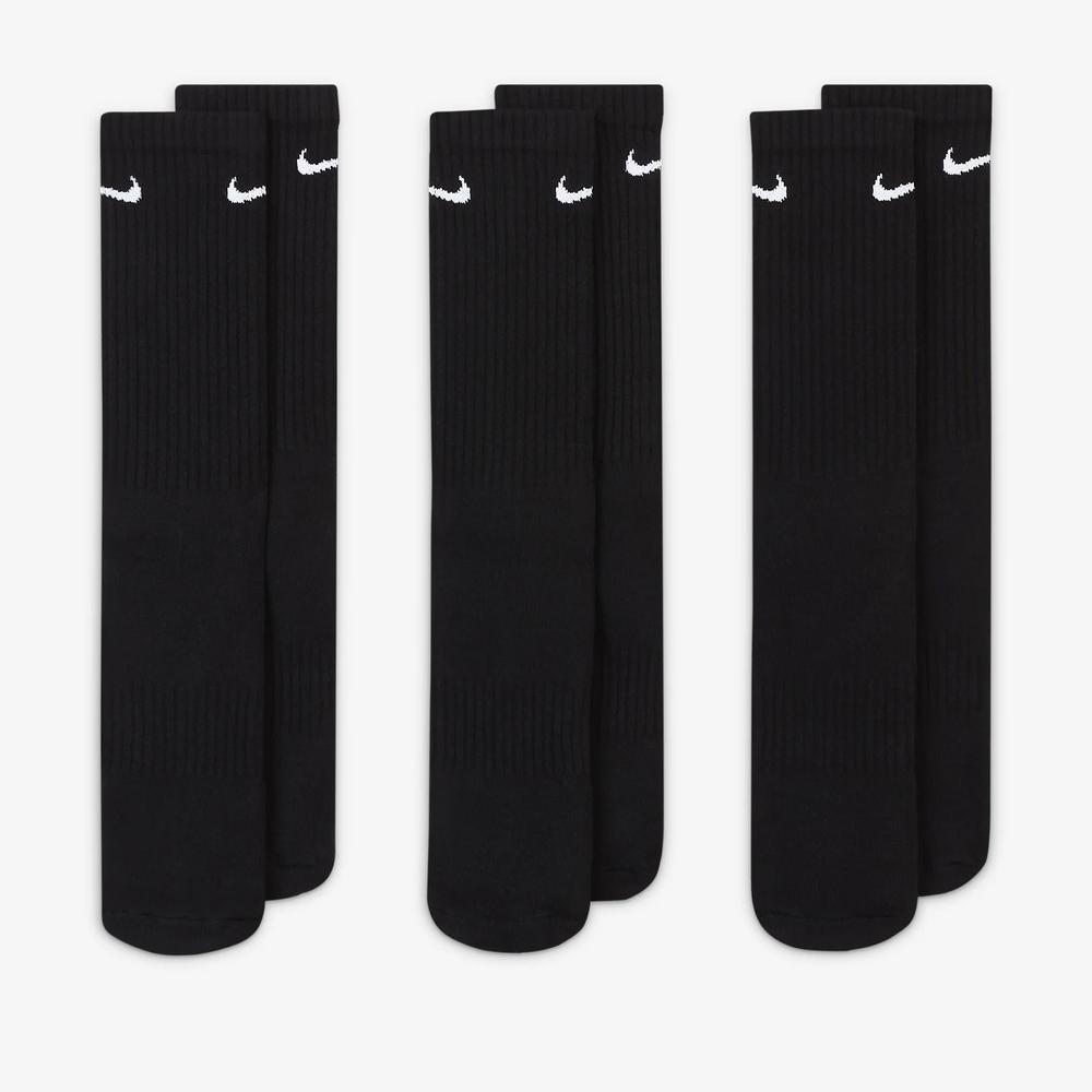 Ponožky Nike Everyday Cushioned Training Crew SX7664-010 - fekete