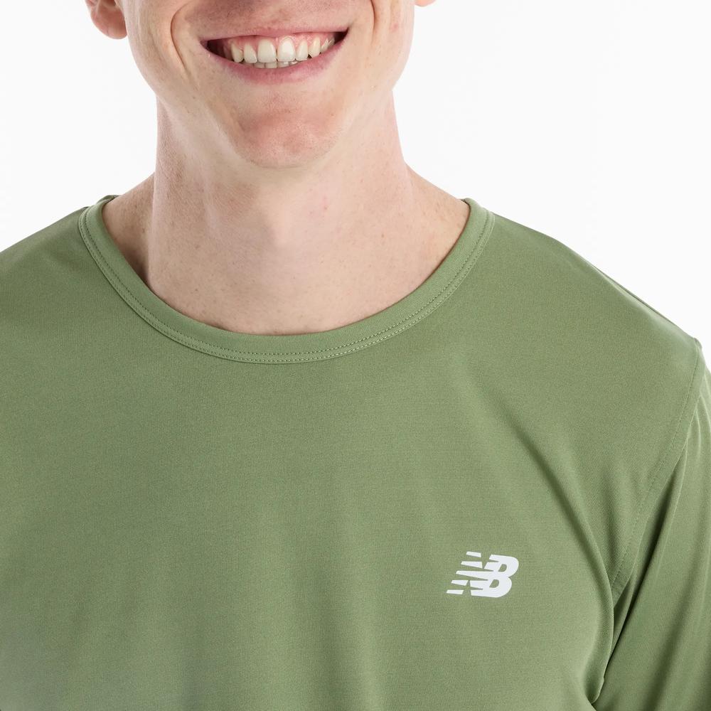 Férfi póló New Balance MT61O0U4AAR - zöld