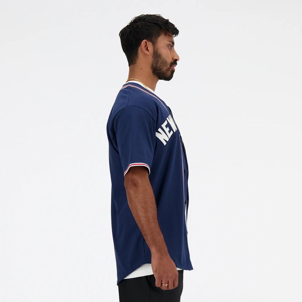 Férfi futópóló New Balance MT41512NNY - sötétkék