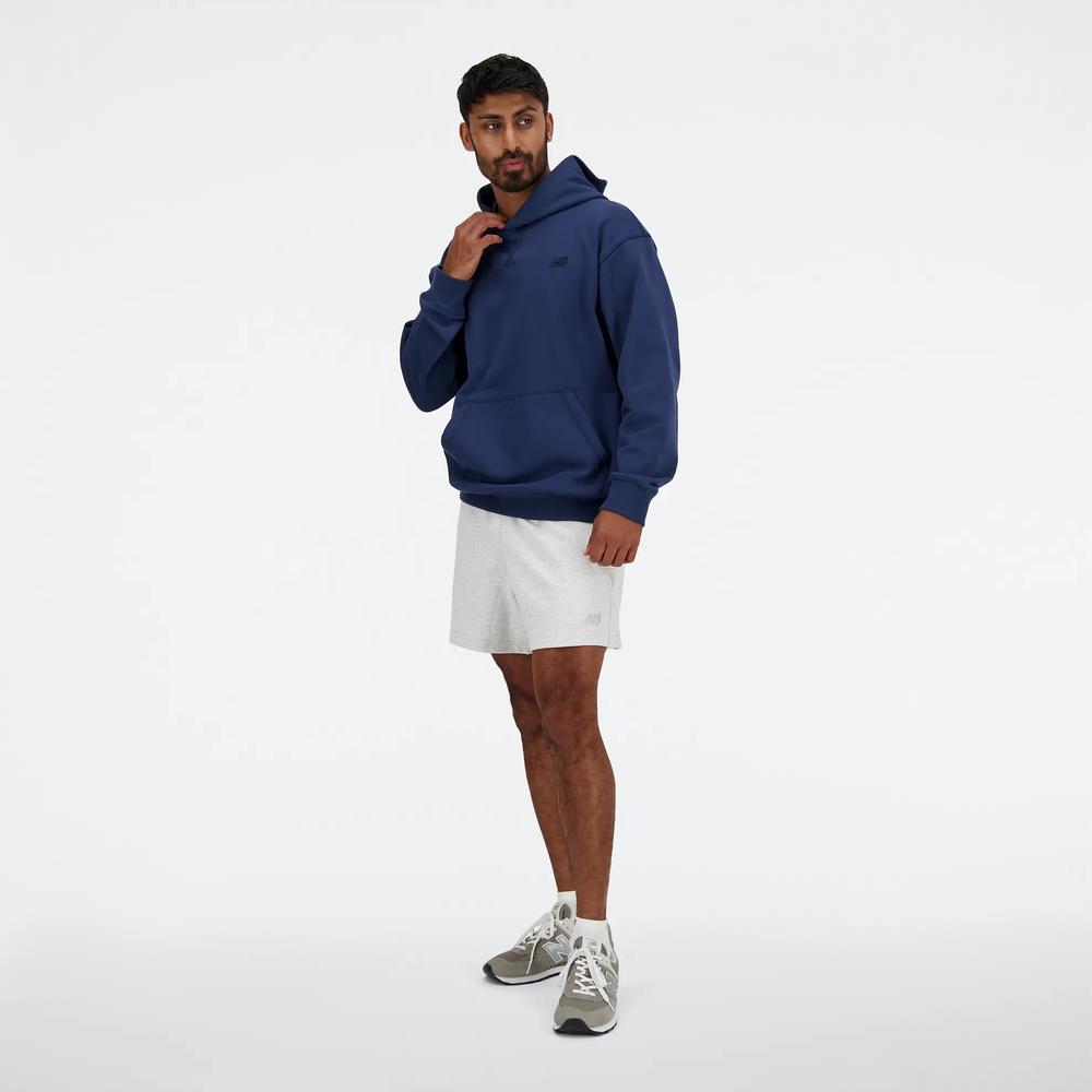 Pulóver New Balance MT41534NNY - sötétkék