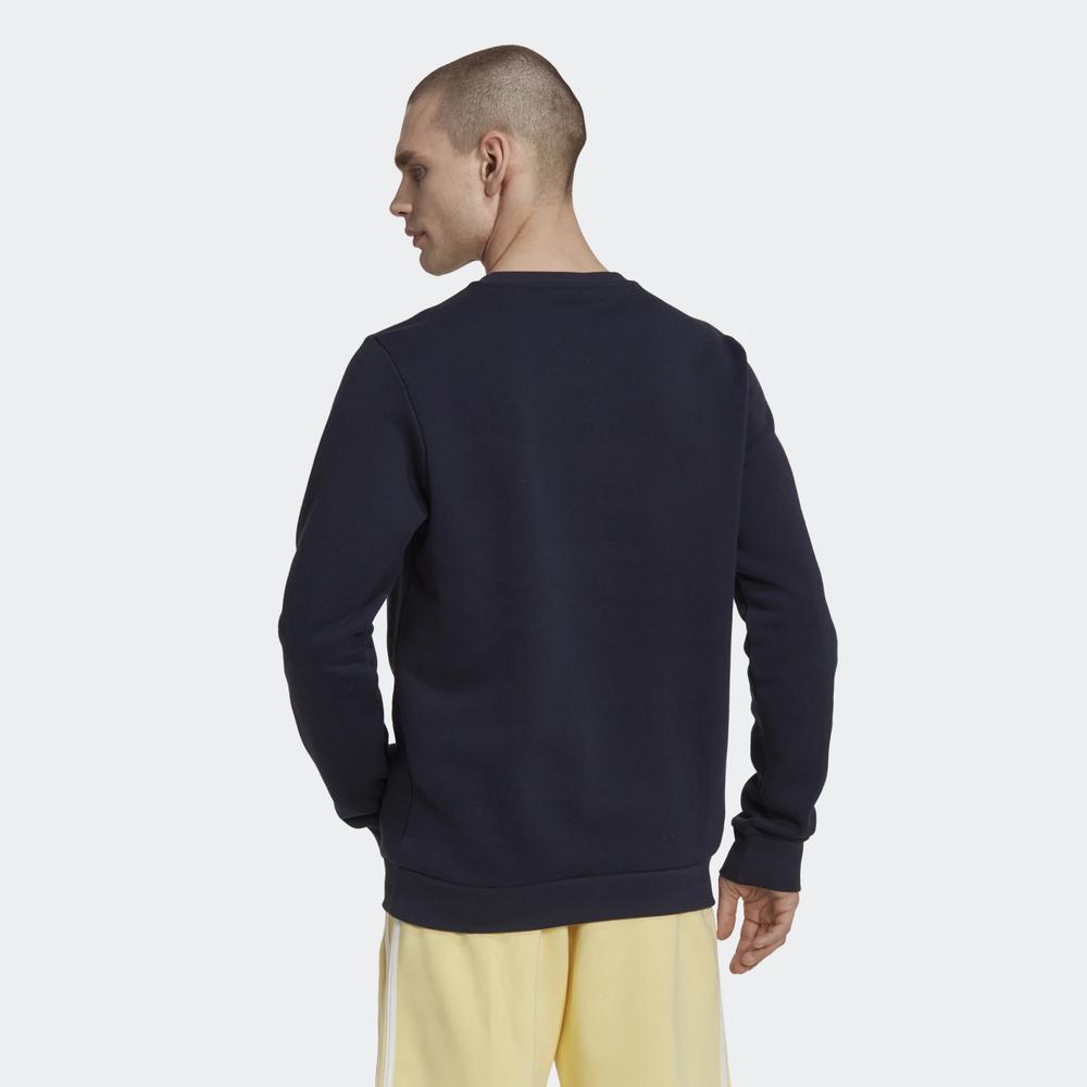 Pulóver adidas Sportswear Essentials Big Logo HL2298 - sötétkék