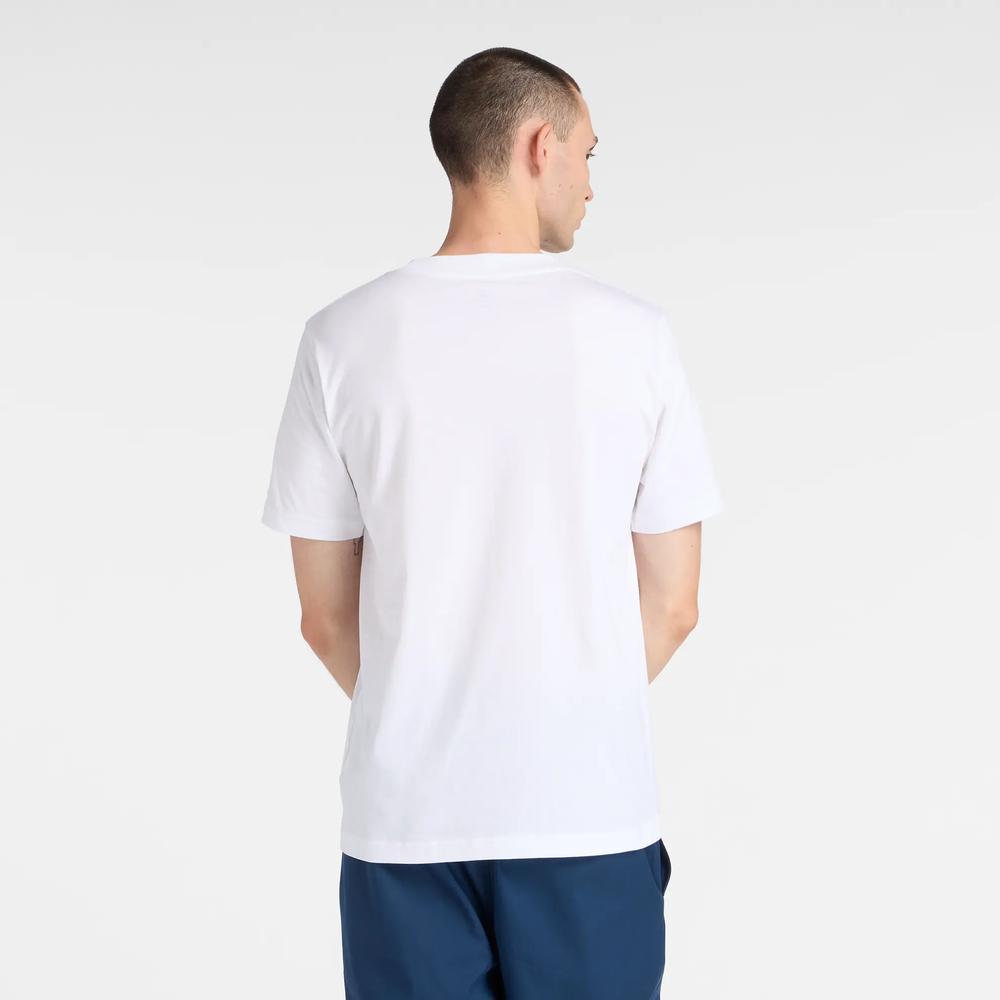 Férfi futópóló New Balance MT61T2QHWT - fehér