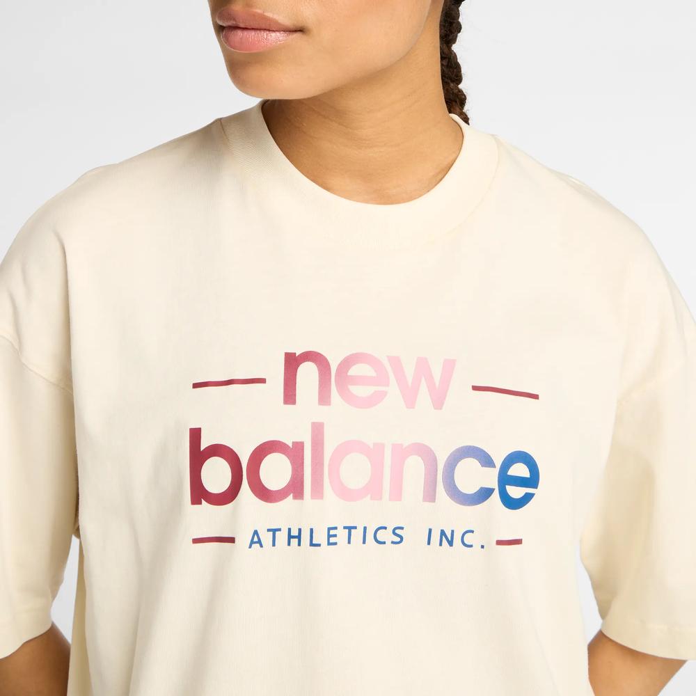 Női póló New Balance WT53916LIN - bézs