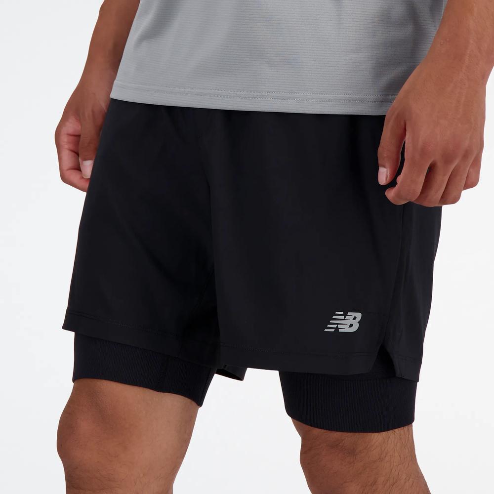 Férfi futónadrág New Balance MS41288BK - fekete