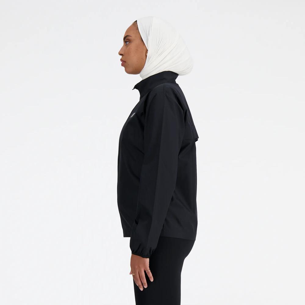 Női sportdzseki New Balance WJ41243BK - fekete