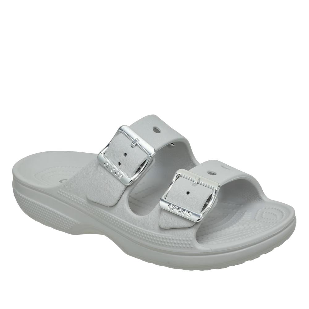Női flip flop Crocs Metallic Buckle Saturday 213316-1FT - szürke