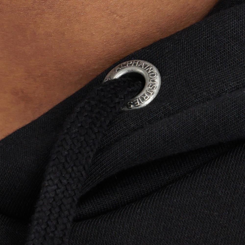 Pulóver Alpha Industries Taped Pocket Hoody 13833203 - fekete