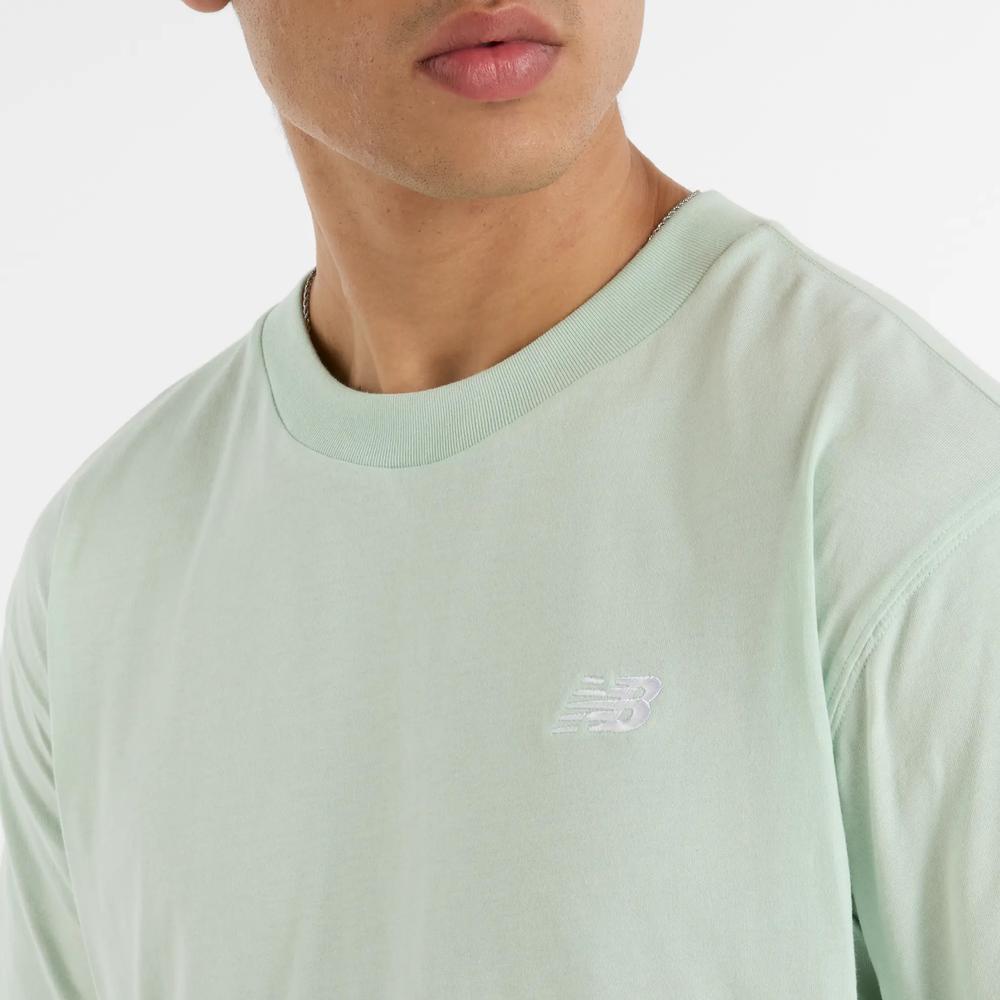 Férfi futópóló New Balance MT41509CYS - menta