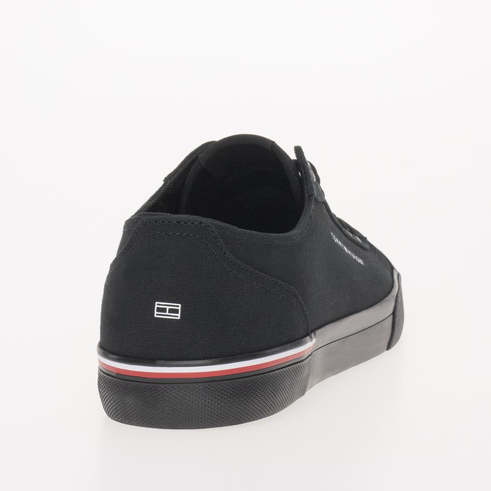 Cipő Tommy Hilfiger Corporate Vulc Canvas FM0FM04954-BDS - fekete