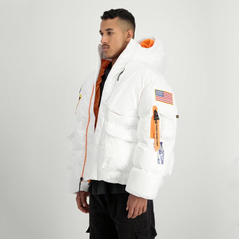 Dzseki Alpha Industries Nasa Puffer Artemi 14813609 - fehér