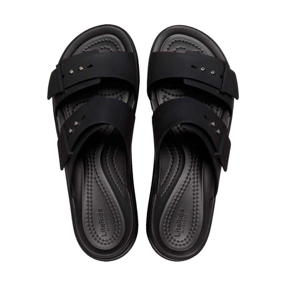 Flip Flop Crocs Brooklyn Buckle 207431-001 - fekete