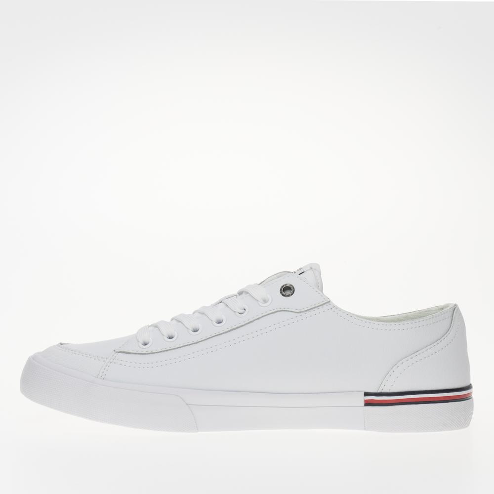 Cipő Tommy Hilfiger Corporate Vulc Leather FM0FM04953-YBS - fehér
