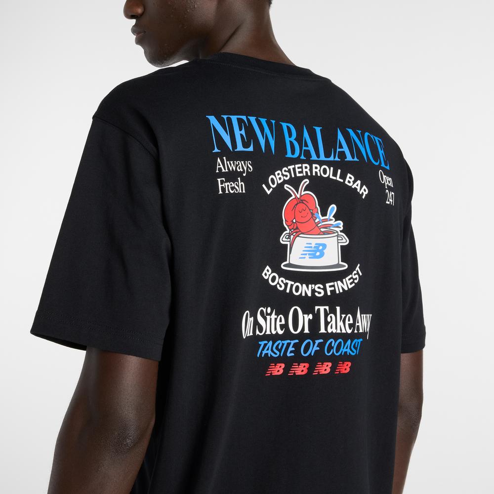 Férfi futópóló New Balance MT61Y1F6BK - fekete