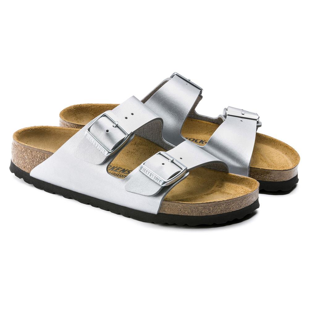 Flip Flop Birkenstock Arizona Birko-Flor 1012283- ezüst