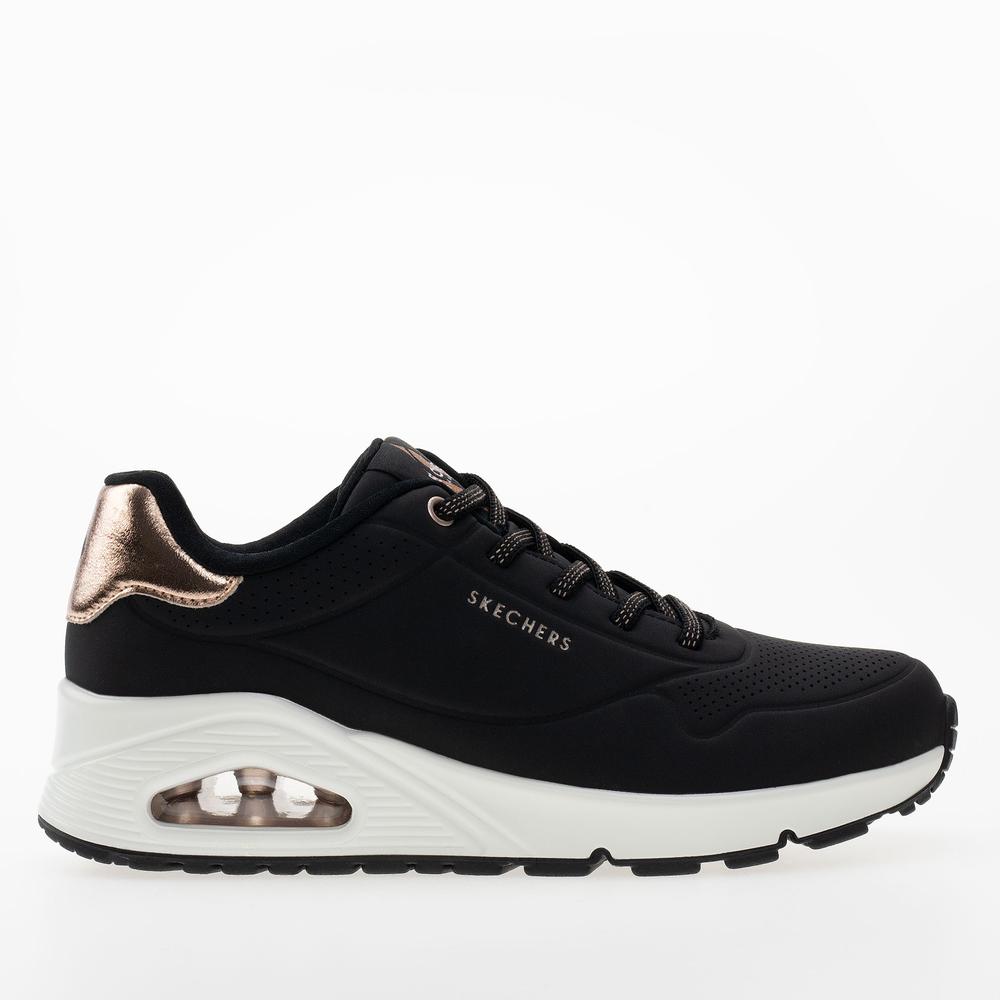 Cipő női Skechers Uno Shimmer Away 155196BLK - fekete