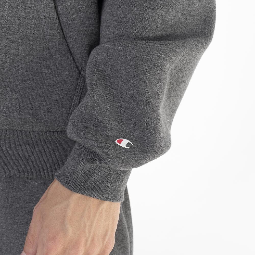Pulóver Champion Hooded Full Zip Sweatshirt 219171-EM519 - szürke
