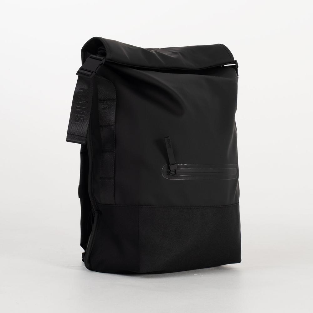 Hátitáska Rains Trail Rolltop 14320-01 - fekete