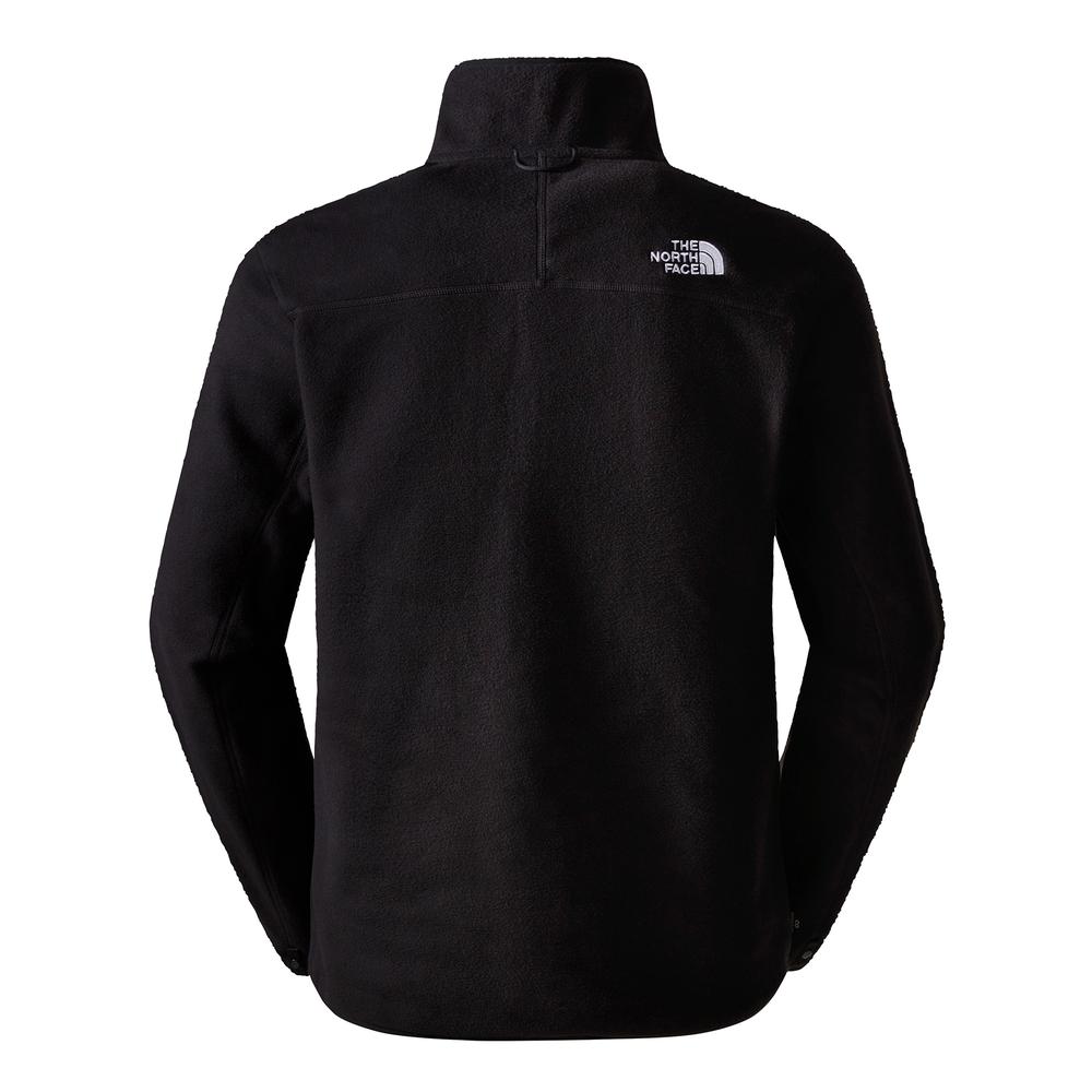 Pulóver The North Face 100 Glacier Full-Zip Fleece 0A855X4H01 - čierne
