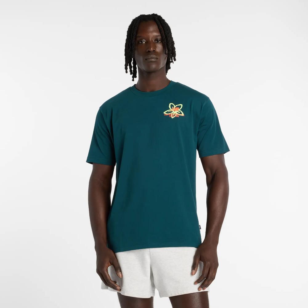 Férfi póló New Balance MT61T0QMAAV - zöld