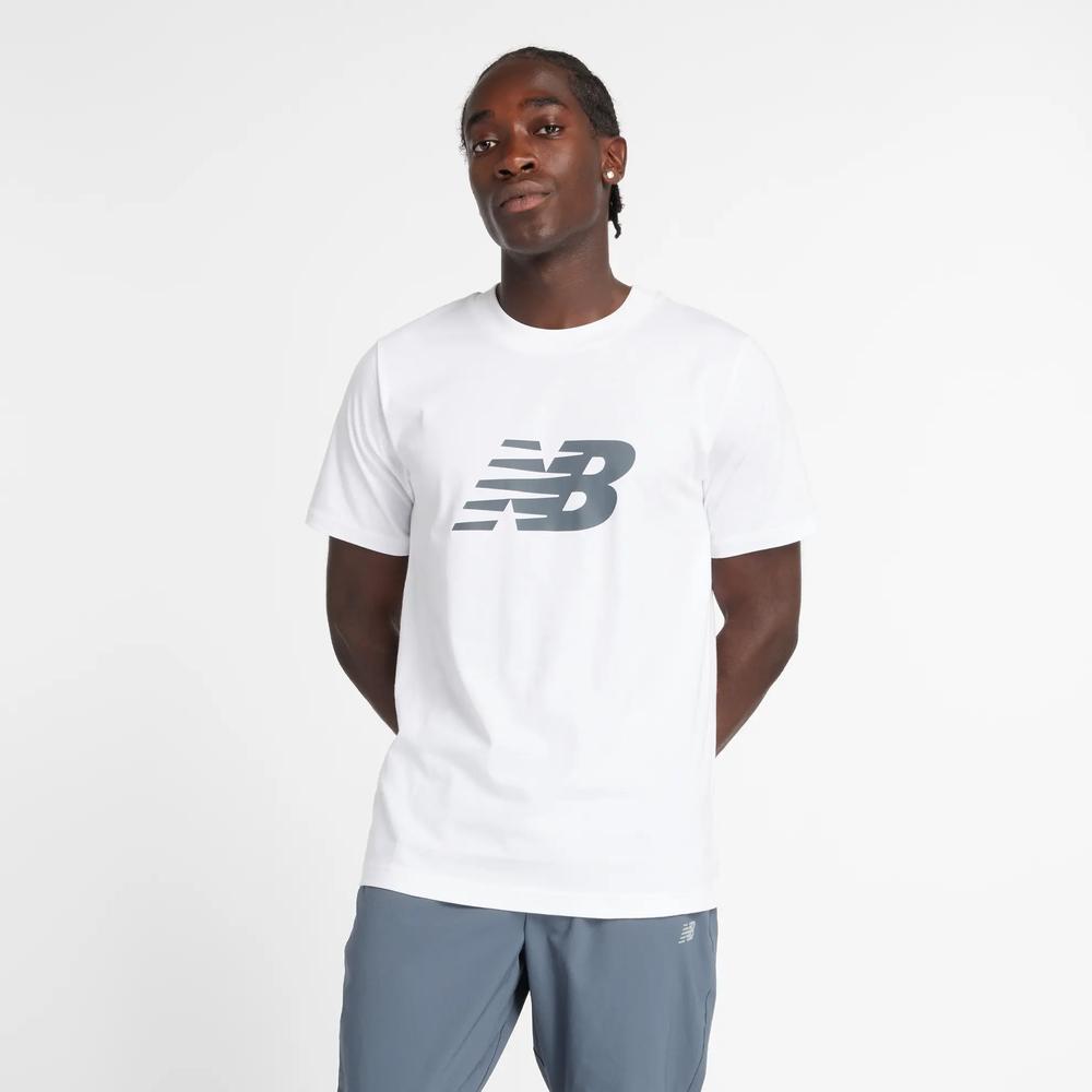 Férfi póló New Balance MT43906WT – fehér