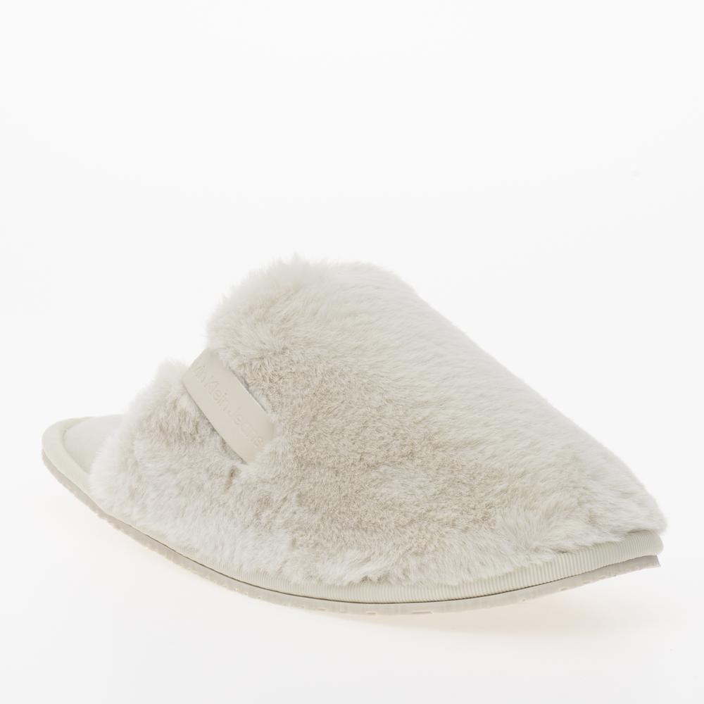 Cipő Calvin Klein Hotel Slipper Fur After Glow YW0YW01593-ACF - fehér