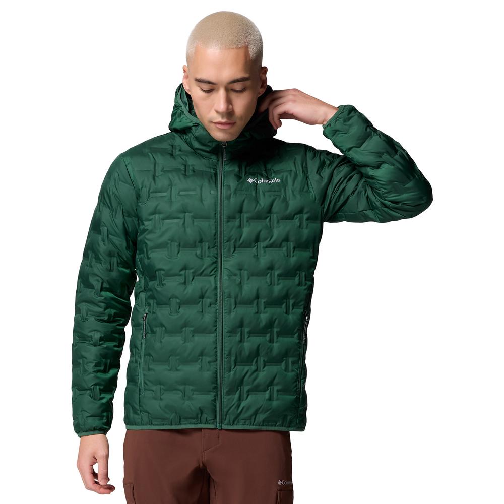 Férfi dzseki Columbia Delta Ridge II Down Hooded 2086222375 - zöld