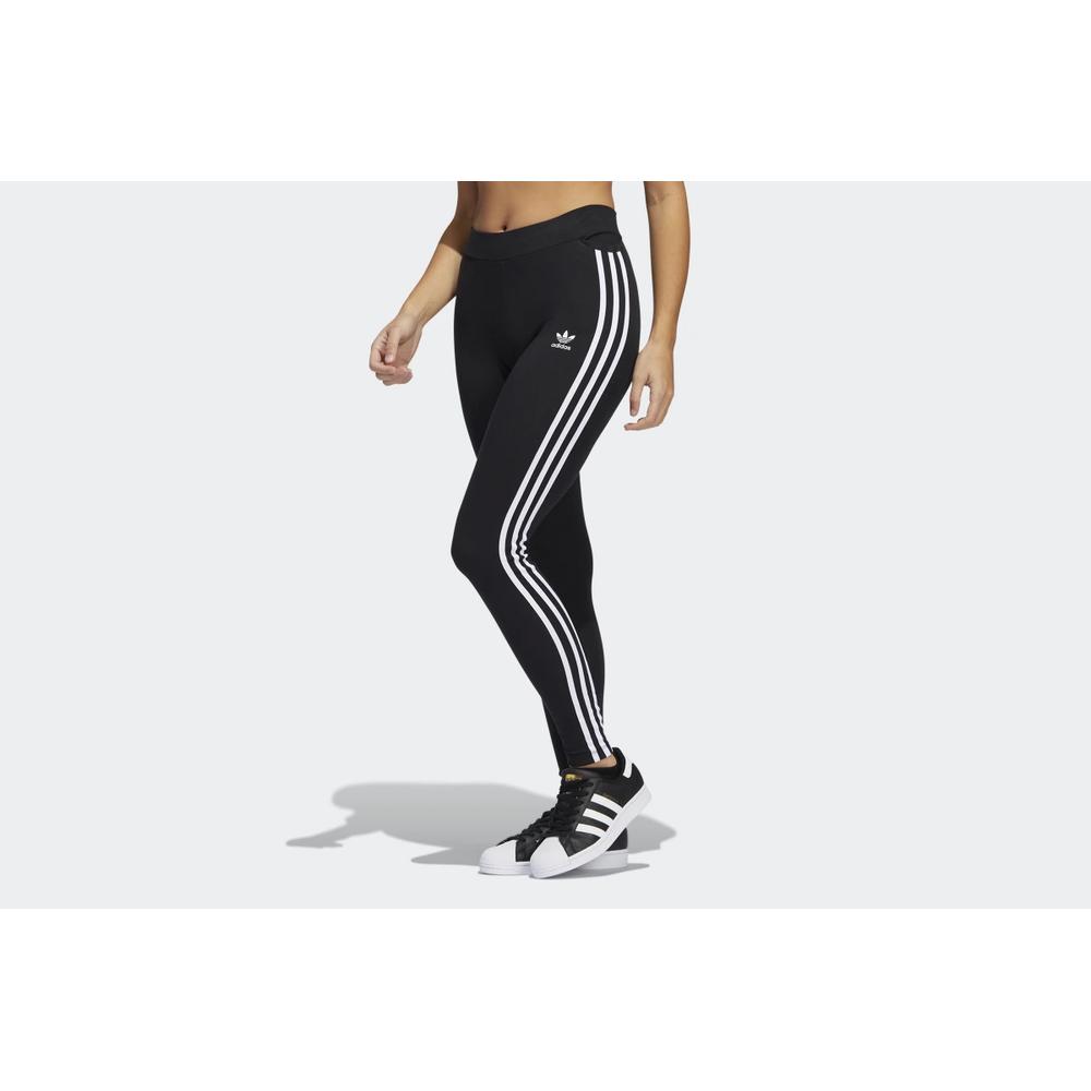 Bokavédő adidas Originals Adicolor Classics 3-Stripes Tights HD2350 - fekete