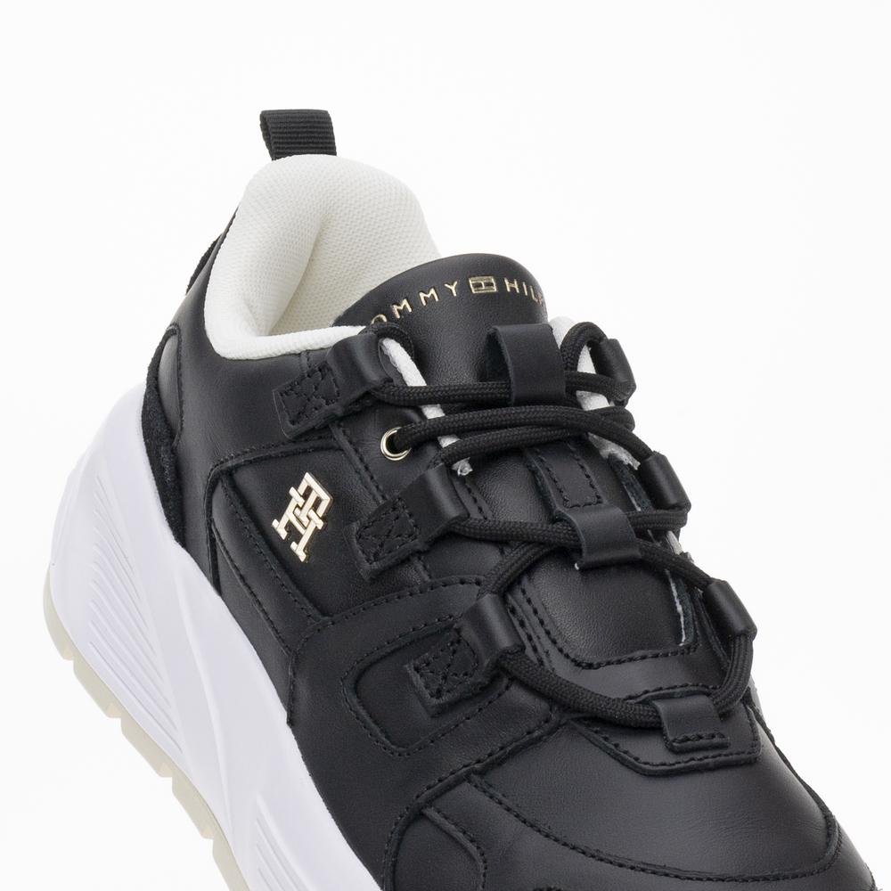 Cipő Tommy Hilfiger Premium Runner FW0FW07340-BDS - fekete