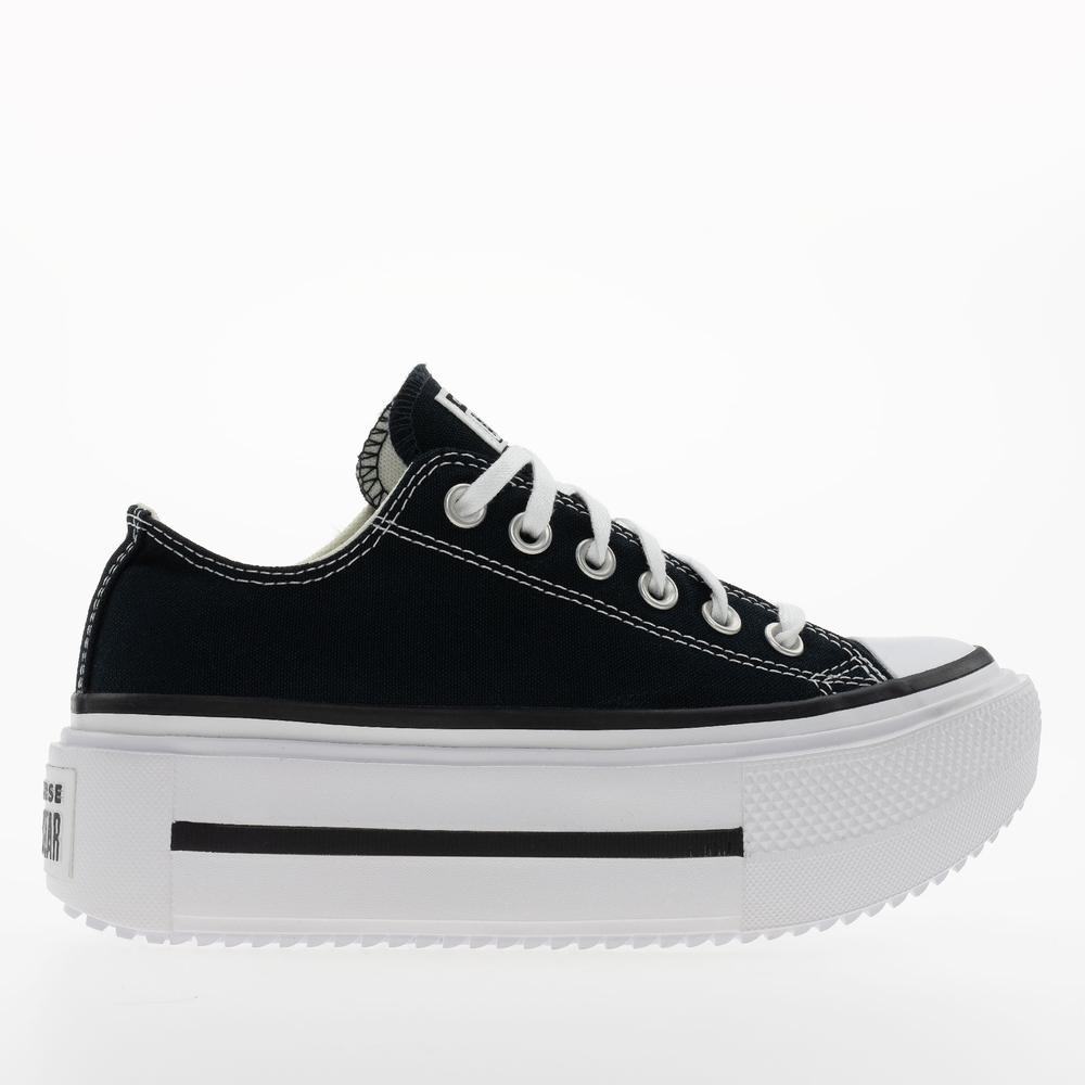 Női cipő Converse Chuck Taylor All Star Lift Platform Leather A15490C - fekete