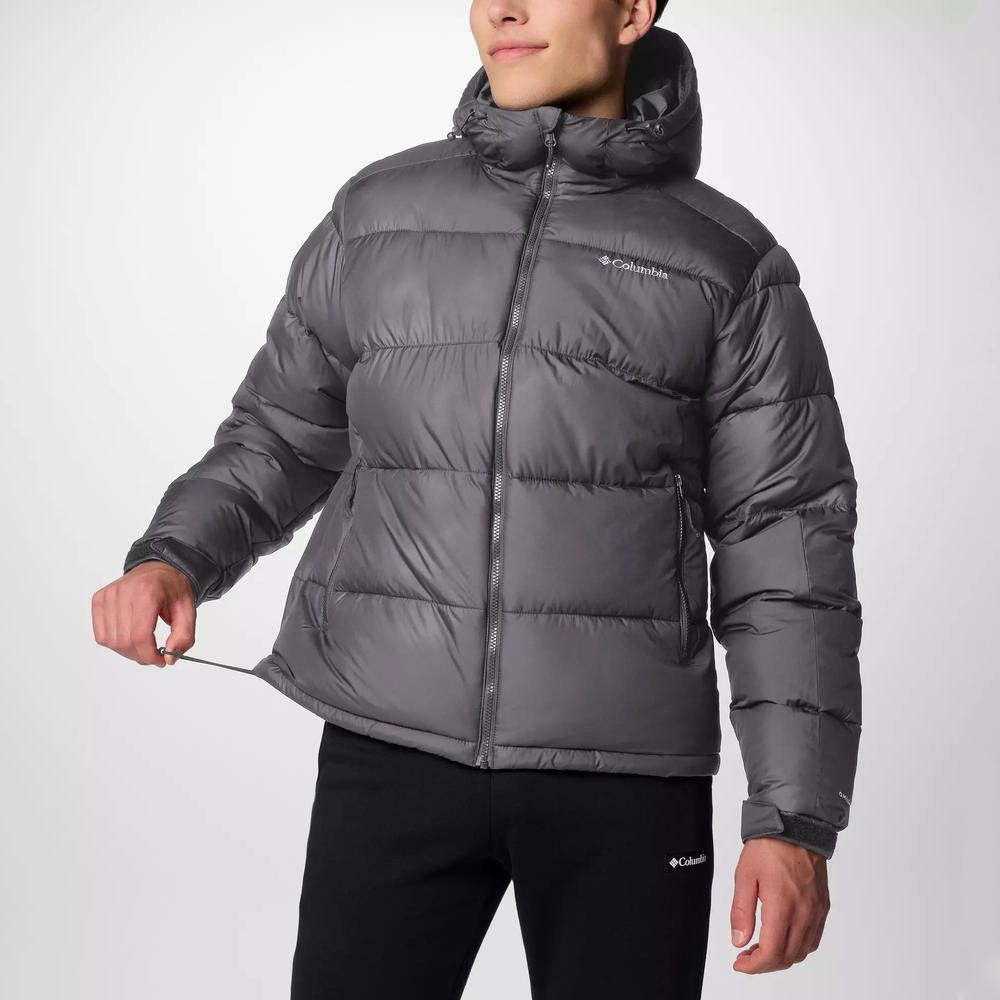 Férfi dzseki Columbia Pike Lake II Hooded 2050931025 - szürke