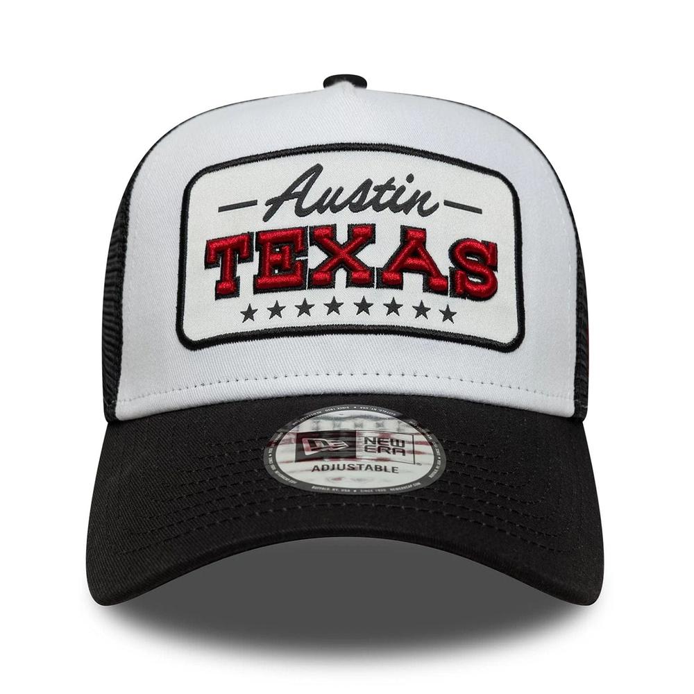 Sapka férfi New Era Location Patch 9FORTY A-Frame Trucker 60771864 - fekete