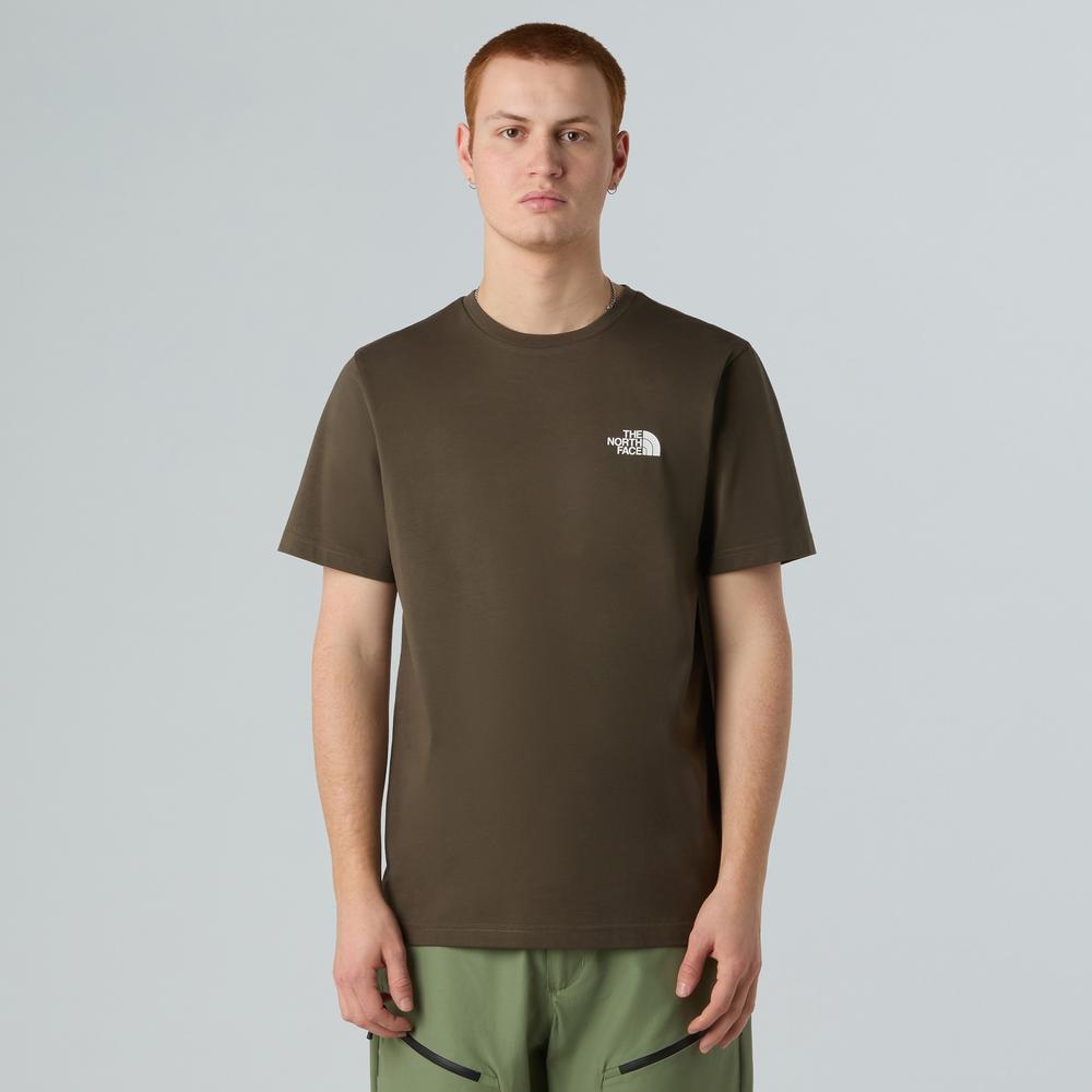 Póló The North Face Simple Dome 0A87NG21L1 - zöld