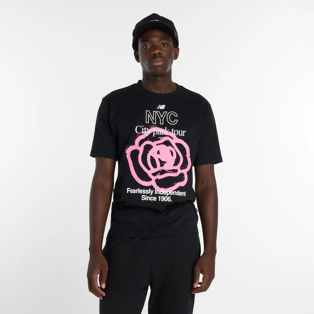 Férfi póló New Balance MT61018IBK - fekete