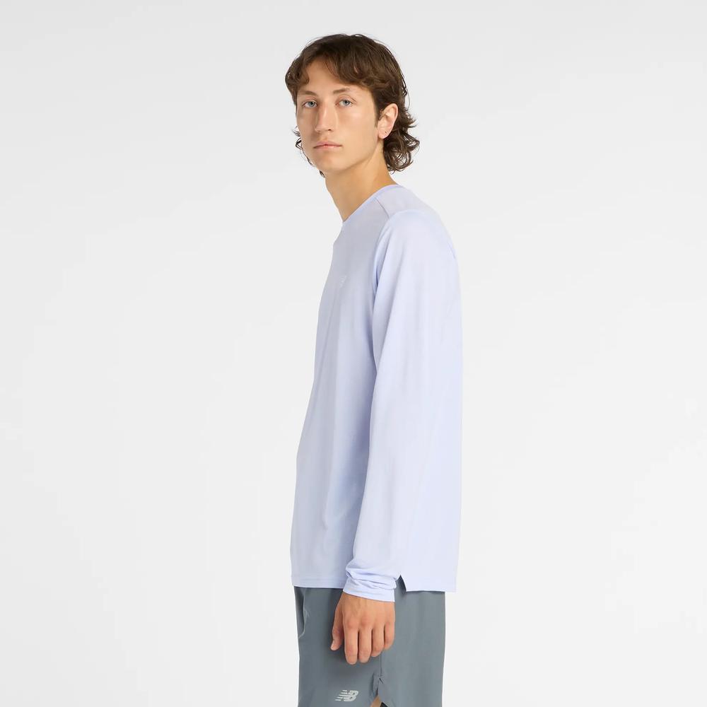 Férfi futópóló New Balance MT51802DYK - kék