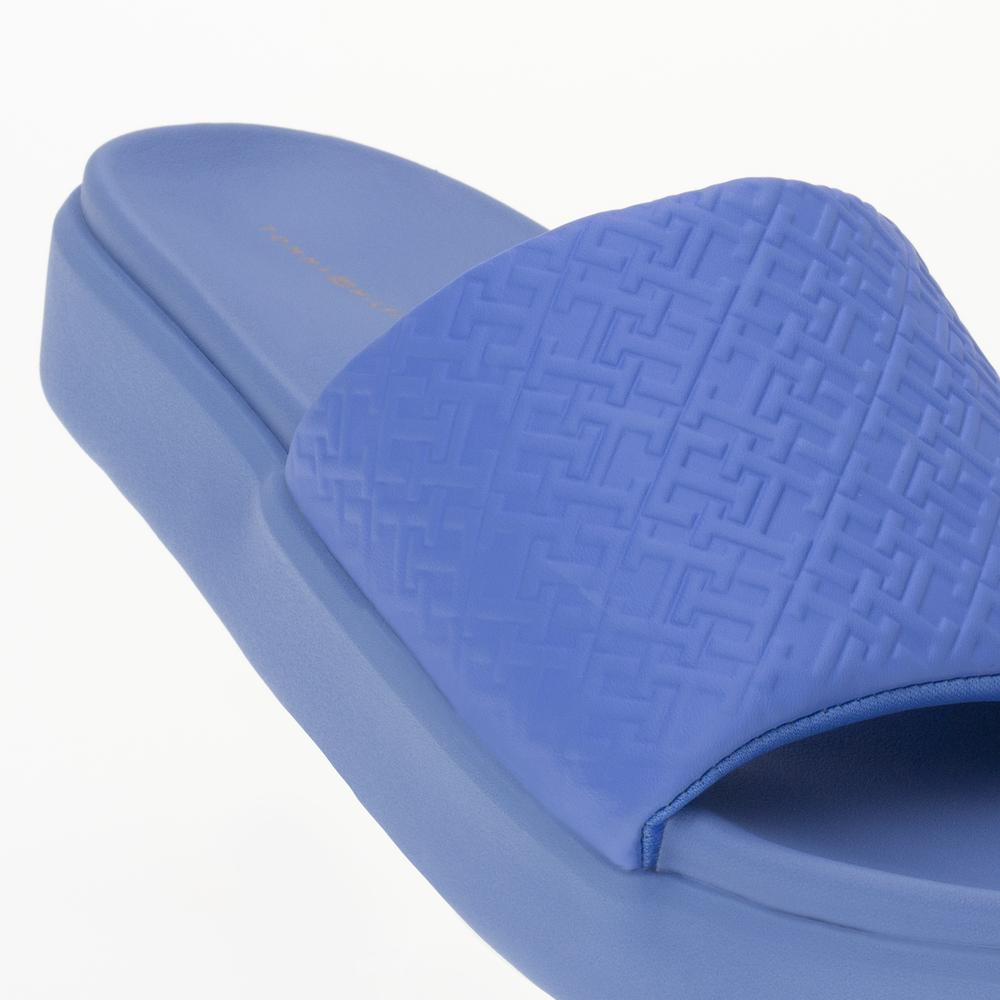 Flip Flop Tommy Hilfiger Monogram Pool FW0FW07855-C30 - kék